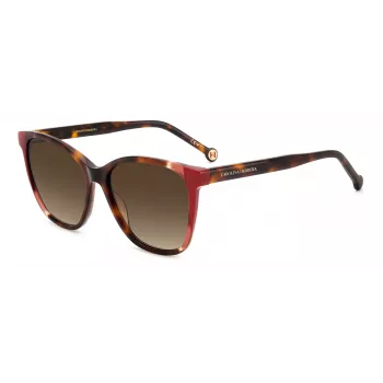 CAROLINA HERRERA CH0061SO6357H Okulary przeciwsłoneczne damskie Havana Brązowy Gradient 57mm