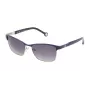 CAROLINA HERRERA SHE0695608PN Okulary przeciwsłoneczne damskie kocie oko Havana/Brąz 56/15/135 mm