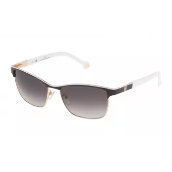 Okulary przeciwsłoneczne Carolina Herrera SHE069560NP1 dla kobiet, oprawka Havana acetate, soczewki brązowe gradientowe 56mm