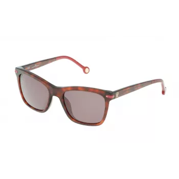 Carolina Herrera SHE6035409XW Damskie okulary przeciwsłoneczne Butterfly Havana 54mm