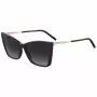 Okulary przeciwsłoneczne CAROLINA HERRERA HER0180S2M2 dla kobiet - oprawka Havana z acetatu, brązowe soczewki gradientowe, 57 mm