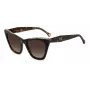Okulary przeciwsłoneczne CAROLINA HERRERA dla kobiet HER0129SC9K Havana Acetate Square Cat-Eye Brown Gradient 55mm