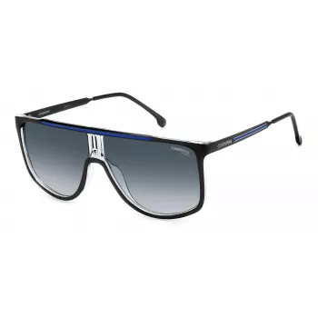 CARRERA 1056/SD Męskie prostokątne okulary przeciwsłoneczne z acetatu, soczewki 61 mm, 100% UV400