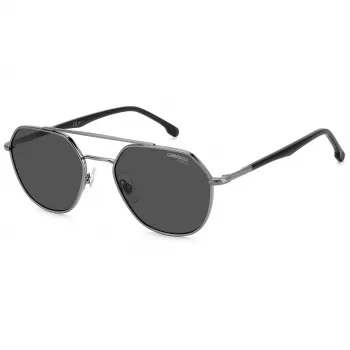 CARRERA 303/S KJ Okulary przeciwsłoneczne Unisex Czarny Szary 53mm