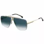 CARRERA CARRERA1016S0 Okulary przeciwsłoneczne unisex - Pilot/Navigator Full Rim - Czarna oprawka, szare szkła 64/11/145 mm