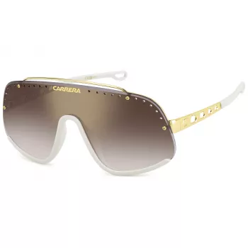 CARRERA FLAGLAB16VVP Okulary przeciwsłoneczne unisex - oprawka acetatowa, soczewki poliwęglanowe, ochrona UV400, kategoria 3, szerokość soczewki 99 mm, długość zausznika 130 mm