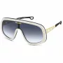 CARRERA FLAGLAB17B4E Męskie okulary przeciwsłoneczne Shield Czarny/Szary 99mm