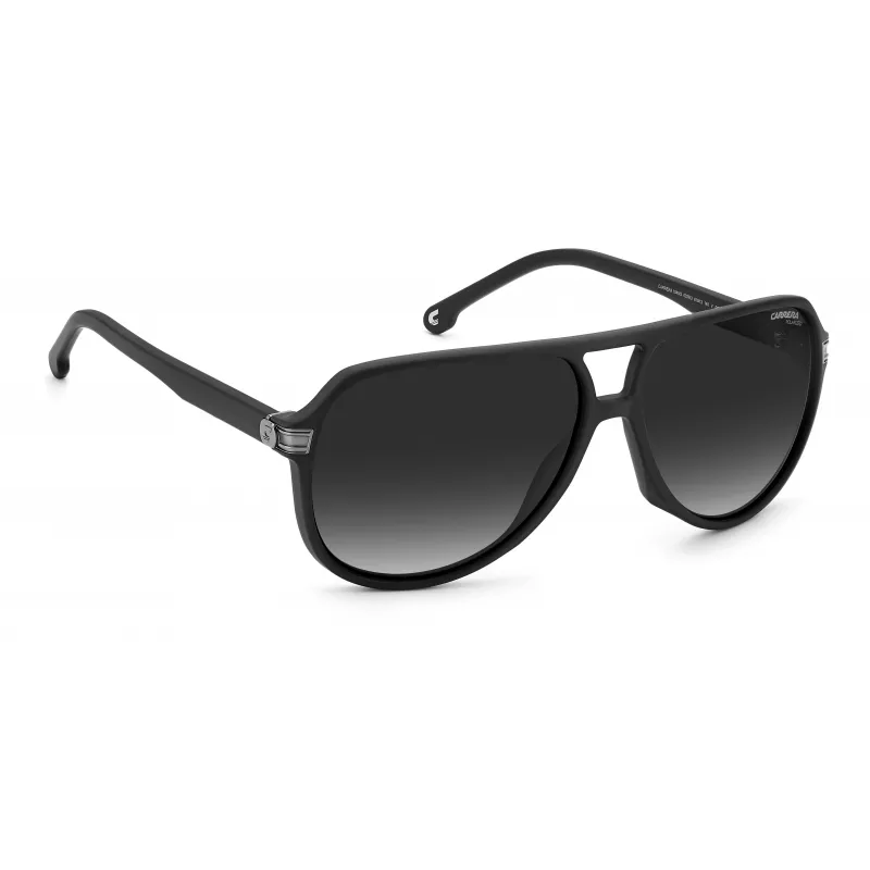 CARRERA Unisex Sunglasses 1045-S-003-WJ Pilot Square Frame Black Grey Gradient UV400