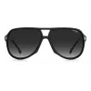 CARRERA Unisex Sunglasses 1045-S-003-WJ Pilot Square Frame Black Grey Gradient UV400