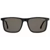 CARRERA Unisex Okulary Przeciwsłoneczne 231-S-807-IR (55/18/145 mm) Czarna Oprawka Acetatowa Szaro-Srebrne Lustrzane Szkła
