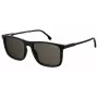 CARRERA Unisex Okulary Przeciwsłoneczne 231-S-807-IR (55/18/145 mm) Czarna Oprawka Acetatowa Szaro-Srebrne Lustrzane Szkła