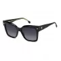 CARRERA Damskie okulary przeciwsłoneczne prostokątne CARRERA3037S8 - czarna oprawka, szare soczewki, 54 mm