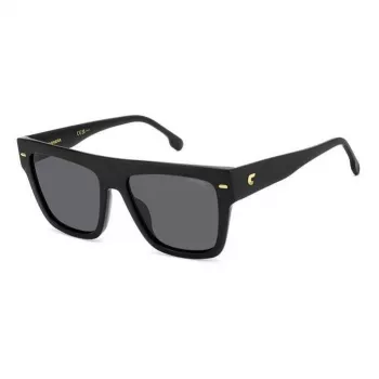 Okulary przeciwsłoneczne CARRERA damskie CARRERA3016S8 Prostokątna oprawka acetatowa Szare soczewki 55/17/140 mm