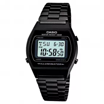 CASIO B-640WB-1A Unisex Digital Watch 35mm Stainless Steel Band