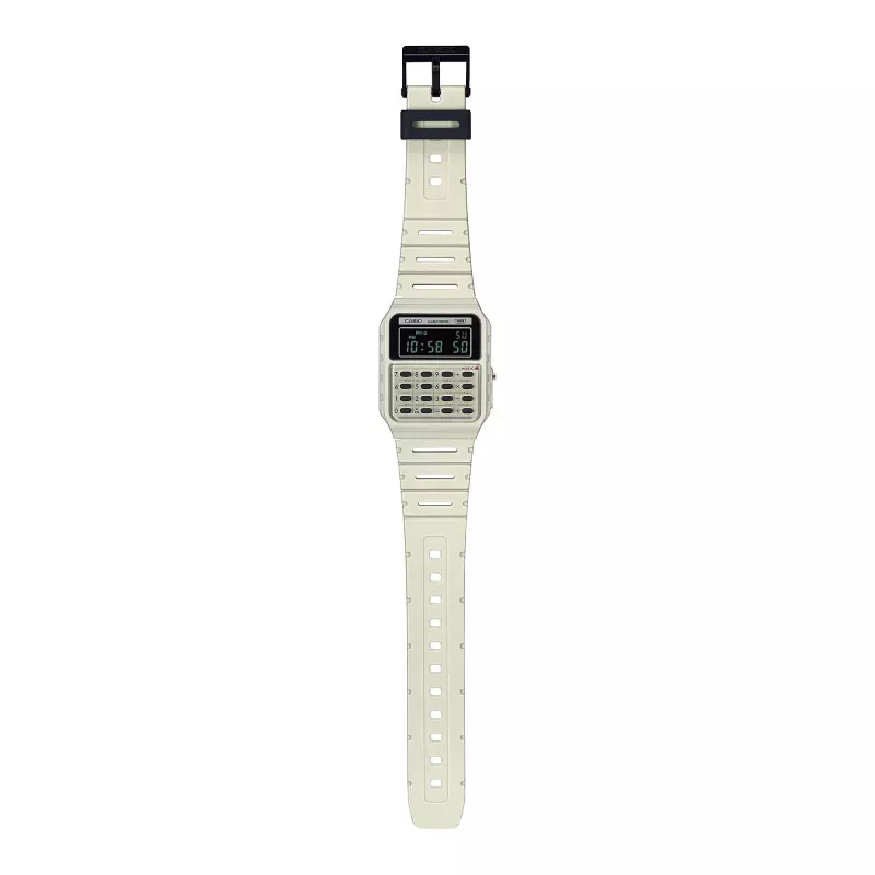 CASIO CA-53WB-8BEF Uniseksowy Cyfrowy Zegarek Kwarcowy z Kalkulatorem, Szara Żywica