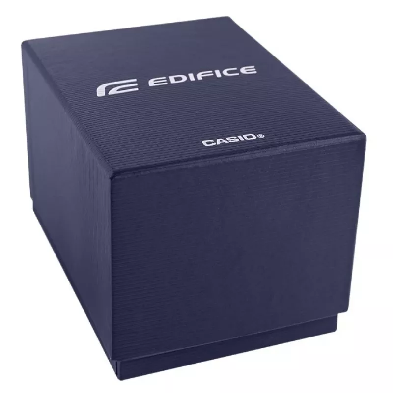 CASIO Edifice EFR-574D-2AVUEF Męski Zegarek Analogowy Kwarcowy, 42,3 mm, Niebieska Tarcza, Bransoleta ze Stali Nierdzewnej