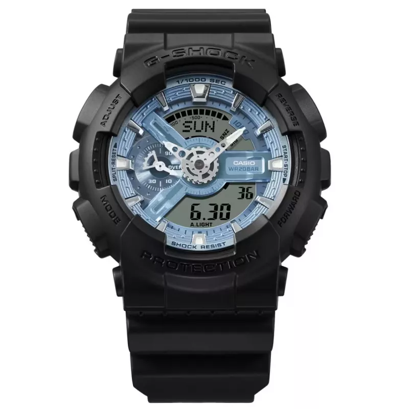 Casio G-Shock GA-110CD-1A2ER 200m Czarny Zegarek Sportowy