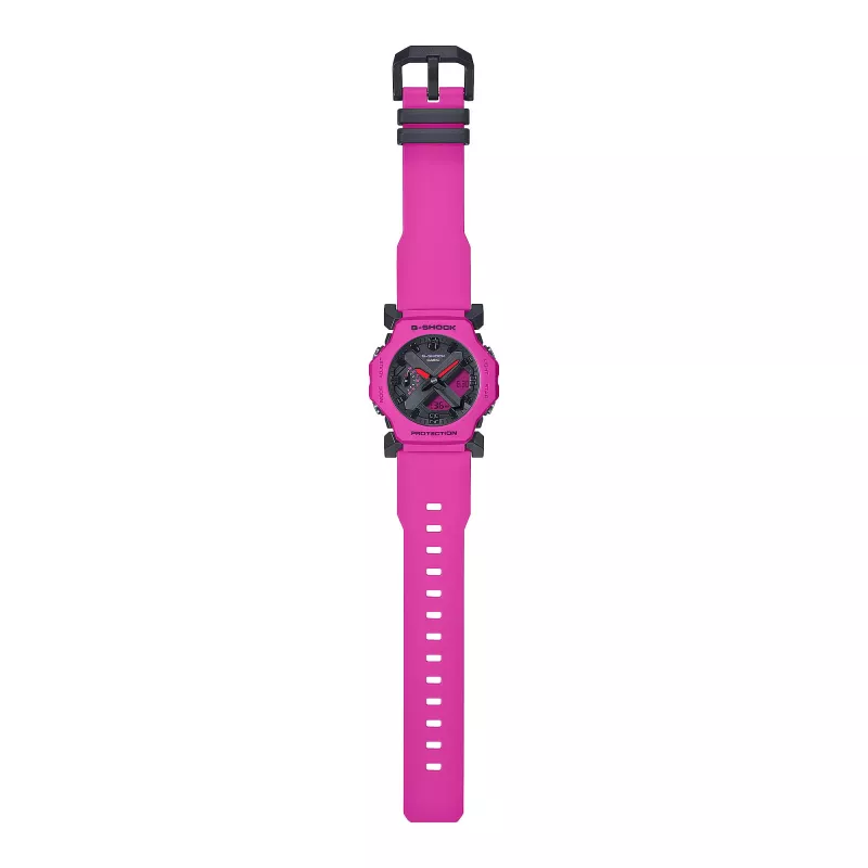 Zegarek CASIO G-Shock GA-2300-4AER Damski Analogowo-Cyfrowy, 42,1mm, Pomarańczowa Żywica