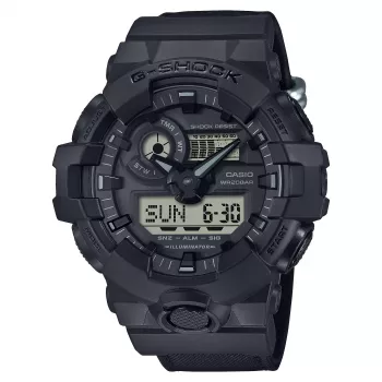 CASIO G-Shock GA700BCE-1AER Męski Zegarek Analogowo-Cyfrowy, 53,4 mm, Czarny
