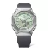 Zegarek CASIO G-SHOCK Damski GM-S2110-3AER Analogowo-Cyfrowy 42,9mm Zielony Żywica/Stal Nierdzewna