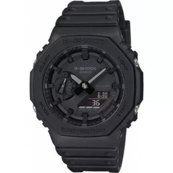 Casio GA-2100-1A1ER Watch - Black Resin Case, Quartz Movement, 200m Water Resistance