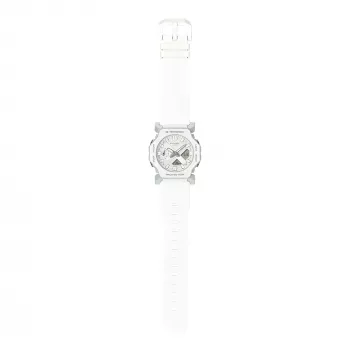 CASIO GA-2300-7AER Zegarek damski analogowo-cyfrowy, 42,9 mm, biały żywiczny