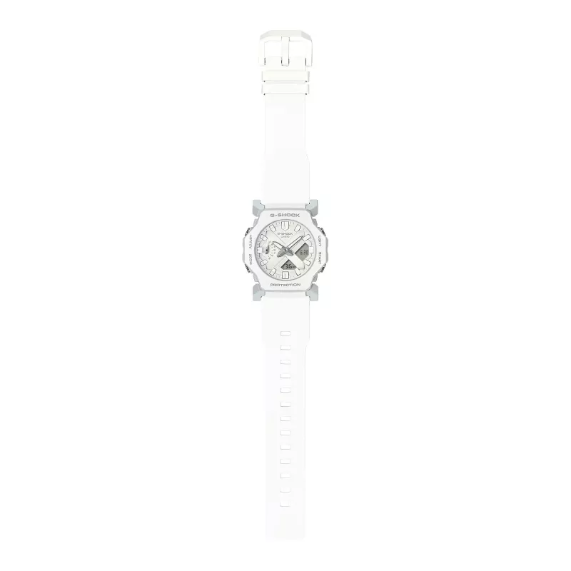 CASIO GA-2300-7AER Zegarek damski analogowo-cyfrowy, 42,9 mm, biały żywiczny