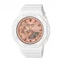 CASIO GMA-S2100MD-7AE Zegarek damski analogowo-cyfrowy kwarcowy, 46,2 mm, biały pasek żywiczny