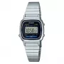 CASIO LA-670WD-1DF Damski Zegarek Cyfrowy Srebrny Stal Nierdzewna 24mm