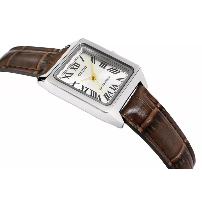 Casio LTP-V007L-9BUDF Zegarek analogowy, srebrny/brązowy