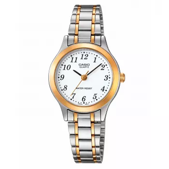 CASIO LTP1128G7BRDF Damski Zegarek Analogowy Kwarcowy 33mm Stal Szlachetna Złoty
