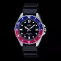 CASIO MDV-10-1A2VDF Męski Zegarek Analogowy Kwarcowy, 38,5 mm, Czarna Tarcza, Pasek Żywiczny, Wodoszczelność 200m