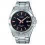 Zegarek męski CASIO MTP-1308D-1A2 Analogowy Kwarcowy, 48,9mm, Czarna Tarcza, Srebrna Bransoleta Stalowa
