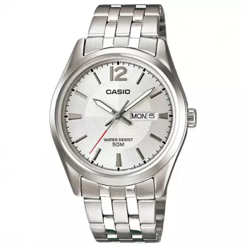 CASIO MTP1335D7AVDF Męski Zegarek Analogowy Kwarcowy 44,3mm Stal Nierdzewna