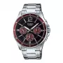 CASIO MTP1374D5AVDF Męski Zegarek Analogowy Kwarcowy Stal Nierdzewna Brązowa Tarcza Srebrny 43,5mm