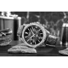 CASIO MTP1375L1AVDF Męski zegarek analogowy kwarcowy z paskiem skórzanym, czarna tarcza, 42 mm