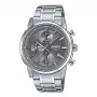 CASIO MTPE510D8AVDF Zegarek męski analogowy kwarcowy 42mm Stal nierdzewna Szara tarcza