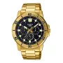 CASIO MTPVD300G1EUD Męski Zegarek Analogowy Kwarcowy 45 mm Stal Szlachetna Złoty Kolor