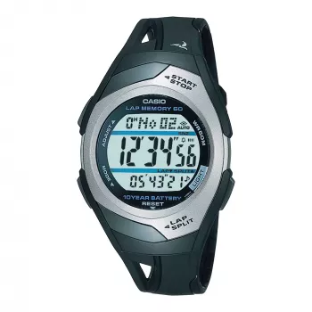 CASIO STR-300C-1VEF Zegarek cyfrowy unisex 35.2mm Żywica Czarny