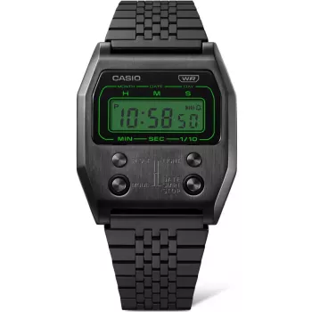 Zegarek cyfrowy CASIO damski A1100B-1EF ze stali nierdzewnej 35mm