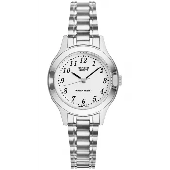 Zegarek damski CASIO Analogowy Kwarcowy LTP-1128A-7B 33mm Srebrna Tarcza Stal Nierdzewna