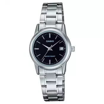 Zegarek analogowy CASIO LTP-V002D-1A dla kobiet, kwarcowy, 31 mm, stal nierdzewna
