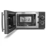 CASO M20 EASY 03309 kuchenka mikrofalowa solo, 20 L, 700 W, timer 35 min, czarna/szara
