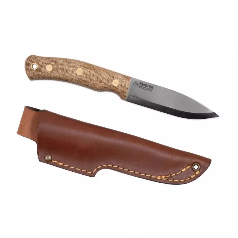 Casström No.10 SFK Natural Micarta A8 Bushcraft Knife