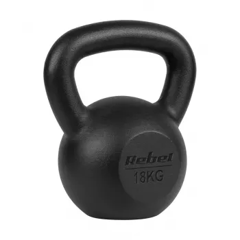 Cast Iron Kettlebell 18kg, REBEL ACTIVE