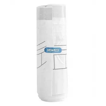 CATLINK CL-TB-01 Worki na odpady do automatycznej kuwety (2 rolki, 40 szt.) – czarny HDPE