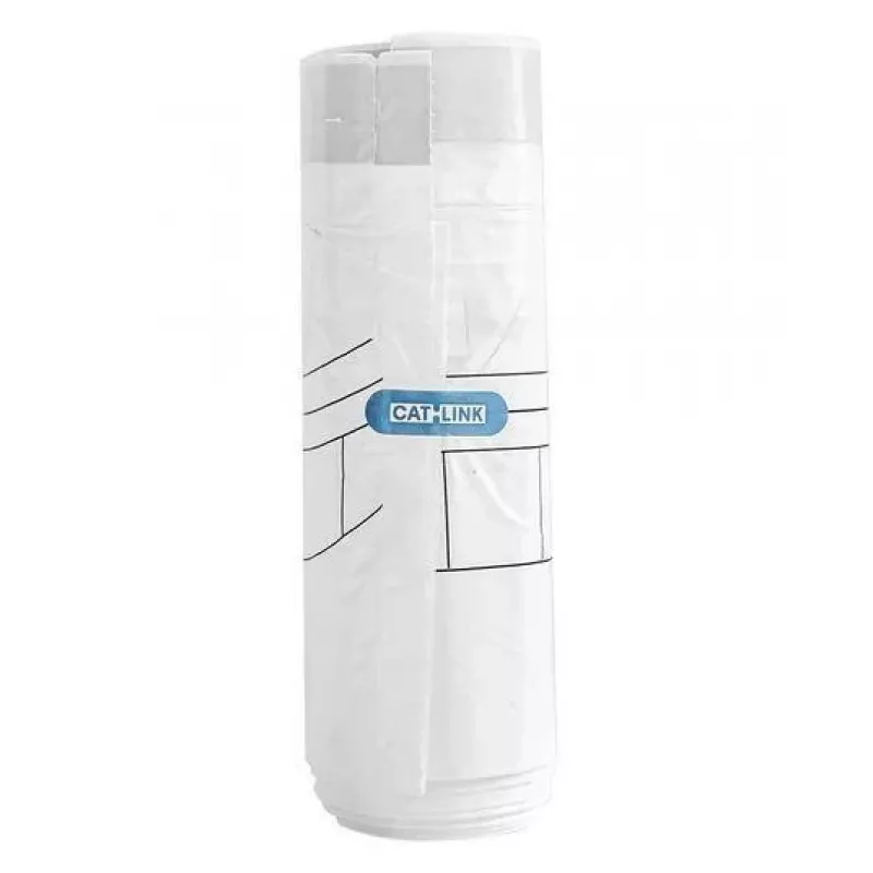 CATLINK CL-TB-01 Worki na odpady do automatycznej kuwety (2 rolki, 40 szt.) – czarny HDPE