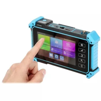 Tester CCTV CS-H6-50H Delta z 5-calowym ekranem dotykowym IPS, PoE, PTZ, testowanie kabli