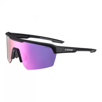 CEBE CS55301-S Damskie okulary sportowe Matowa czerń / Zone Grey Blue