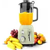 Cecotec Blender Power Black Titanium RetroGreen, 1200 W, 1.5 L Szklany Dzbanek, Zielony